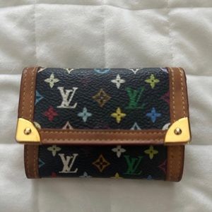 Louis Vuitton Multicolore Monogram Pattern Coated Canvas Card Case